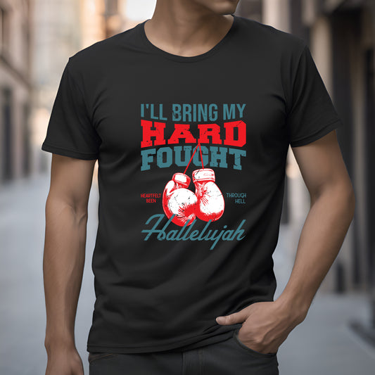 Heart Fought Hallelujah Unisex Christian T-Shirt