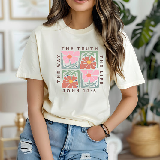 The Way The Truth The Life Unisex Christian T-Shirt
